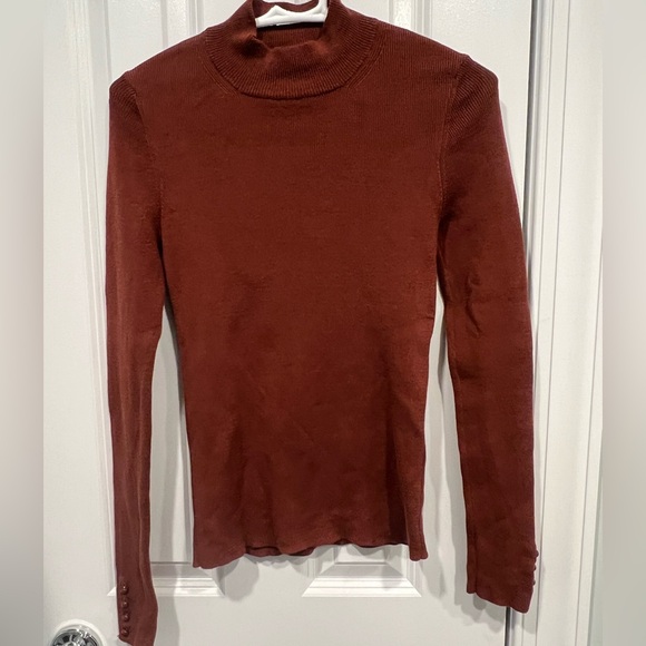 NWOT Sézane Simon Jumper Sweater in Size Medium Caramel - Picture 7 of 14